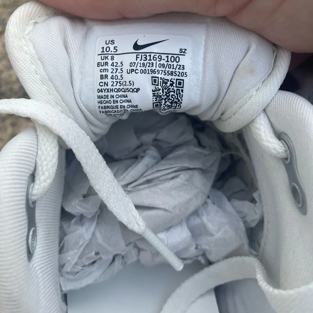 Women’s Nike Air Max 1 LX Sail Team Red Sneakers - Picture 11 of 11